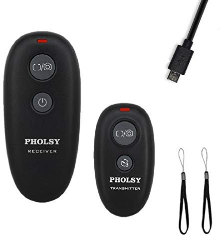 PHOLSY Télécommande sans Fil Caméra Déclencheur à Distance pour Fujifilm GFX 50S, X-Pro2, X-H1, X-T2, X-T1, X-T10, X-T20, X-T100, X-E2S, X-E2, X-M1, X-A3, X-A2, X-A1, X-A10
