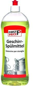 First Price Liquide vaisselle pour les mains Vert Nettoie en profondeur 1000 ml