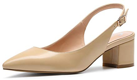 Castamere Zapatos de tacón Clásicos Zapatos Mujer Tacón Fiesta Sandalias de Tacón Bajo para Mujer 5 CM