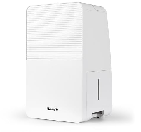 Wood's Déshumidificateur d'air MDK 11-2 Vitesses - 41 DB - IP 21 - Compact - 85 m3/h