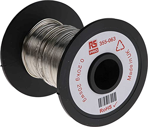 RS PRO Kupferdraht verzinnt Ø 0.91mm / 0,7 mm² 19 AWG, Spule 34.6m