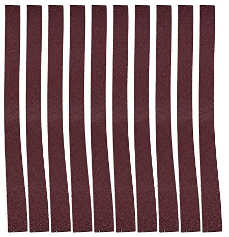 10 Unidades Banda de Lija 760x25mm Grano 60-180 para Lijadora de Banda Abrasiva Accesorios de Lijado Profesional