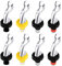 Tappo per Bottiglie di Vino, 8 Pezzi Bottiglie Tappi di Bottiglia, Tappi per Bottiglie di Vetro, Prova di Perdita Tappi per Vino in Silicone, con Cavatappi, per Sigillare Vino, Soda, Olio