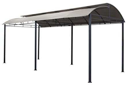 LA PAGODA Gazebo Car-Port 2.8x5.8 mt. - Grigio tortora