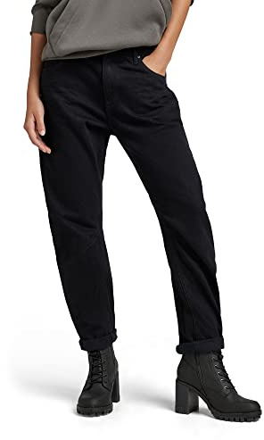 G-STAR RAW dam Jeans Arc 3d pojkvän , Svart (pitch svart D182-a810) , 26W / 30L