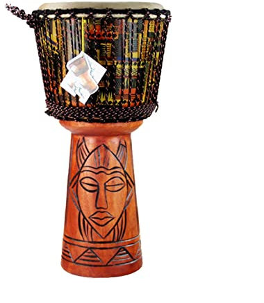 TSTS Djembe Trommel 10 Zoll 12 Zoll Djembe Ganze Holz Geschnitzte Ziegenleder Percussion Drum Für Erwachsene Und Kinder (Color : 10 Inch)