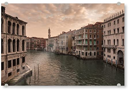 artboxONE Acrylglasbild 60x40 cm Reise Der Canal Grande in Venedig - Bild venedig Canal Grande Canal Grande