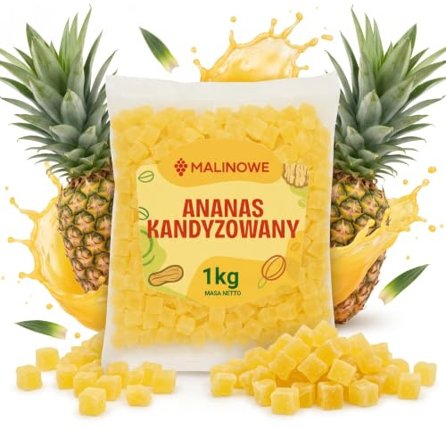 Malinowe KANDIERTE ANANAS 2x500g Im Würfel Perfekt