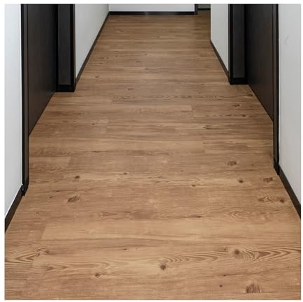 FLOREXP Vinyl-Bodenbelag – Linoleum-Bodenbelag mit Holz-Effekt,Abziehen und Aufkleben,Bodenfliesen,Selbstklebend,2.0mm 18 Stück,Wasserdicht, für Küche, Wohnzimmer