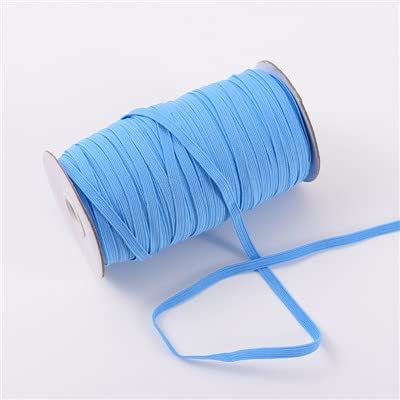 KIUSE Banda de Goma Colorida de 6mm, Cinta elástica de Costura, Banda elástica de Licra, Adorno de Tela para Costura, Accesorios de Ropa DIY, 10 Yardas