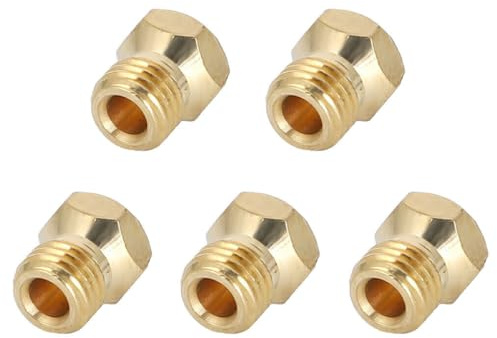 Shinekoo 5PCS Brenner Gas Herd LPG Umrüstsatz Düsen Ersatzdüsen Propan Injektoren 70 87 70 50 102 Herd Kochfelder Gas Kocher Gasherd Gasdüsen, SFM746
