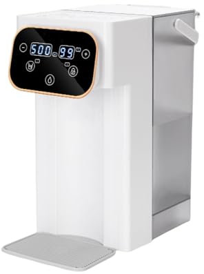 ZMIN 3L Instant Hot Water Dispenser,Hot Cup Hot Water Dispenser,household Small 3-second Instant Hot Water Kettle,with Carry Handle Ideal for Hot and Cold Drinks,White,3L