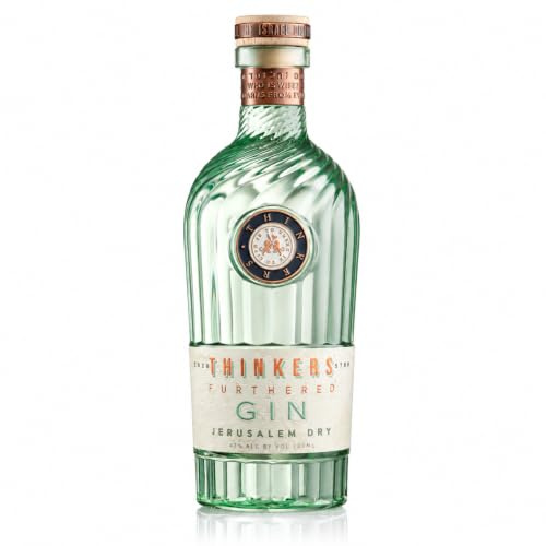 Thinkers Furthered Jerusalem Dry Gin – Premium Spirit und Schnaps mit verbessertem Aroma, köstlich im Gefühl, ideal für Cocktail-Aromen und Gin-Cocktails, 700ml Alkoholgehalt 42%