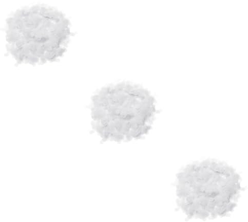 Cabilock 3St glitzerndes Konfetti weiss white out Punkt Konfetti goldene Konfetti-Luftballons hochzeitsdeko Geburtstag Konfetti Hochzeitskonfetti Roségold Gewebe streuen schmücken