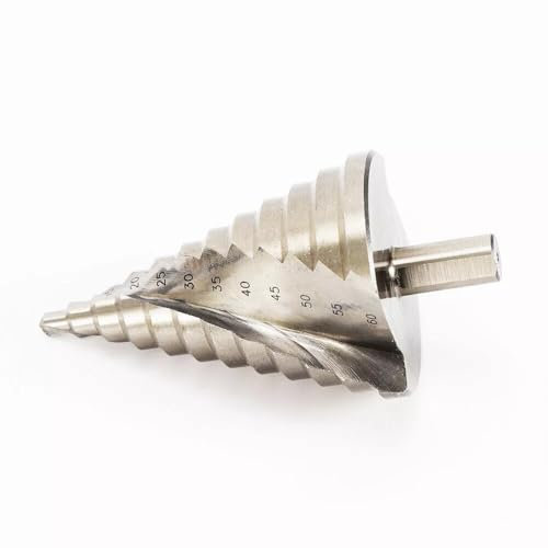Stufenbohrer 6-60mm 12 Stufen Kegelbohrer Ideal für Metall Holz Kunststoffe