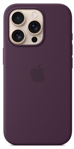 Apple iPhone 16 Pro Silikon Case mit MagSafe – Pflaume ​​​​​​​
