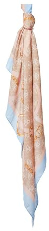 GUESS foulard halsduk 130 x 130 beige multi