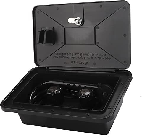 Kit Box Doccia Esterno per Doccia Esterno RV, Kit di Box Doccia Esterno RV Box Doccia per Doccia con Tubo Flessibile ABS per Roulotte per