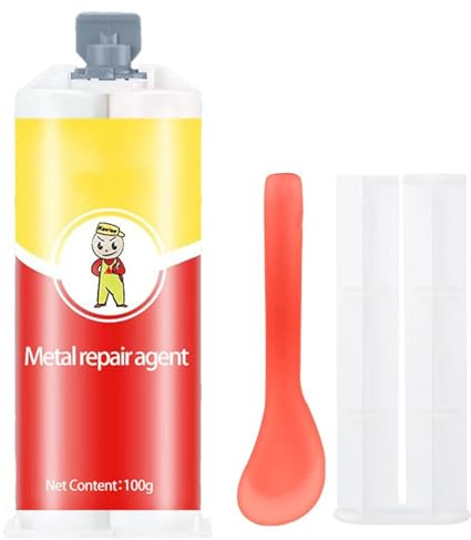 2 Stück Allzweck-Reparaturkleber, Gussreparaturkleber für Metall, hitzebeständige Kaltschweißpaste für industrielle Anwendungen, Metallkleber für Gusseisen