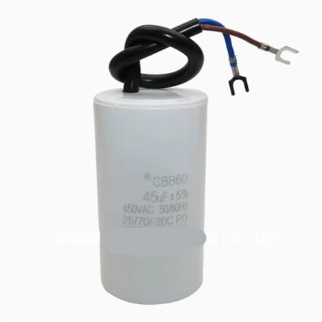 CBB60 450V moteur machine à laver déshydrateur pompe à eau condensateur de démarrage 80UF 100UF 150UF(6UF 62X35MM)