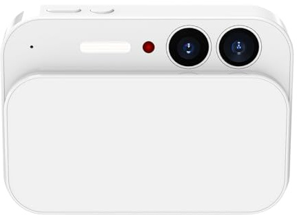 Tbest Fotocamera Digitale 4K Touchscreen HD da 64 MP Smart con Copertura Scorrevole Obiettivo Messa a Fuoco Automatica AF per Fotografie Vlog e Selfie Regolazioni di Bellezza Filtri (WHITE)