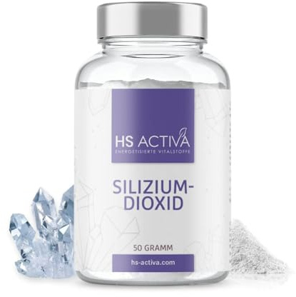 HS Activa Silizium hochdosiert 50 g, Kieselsäure für Haare, Nägel & Haut
