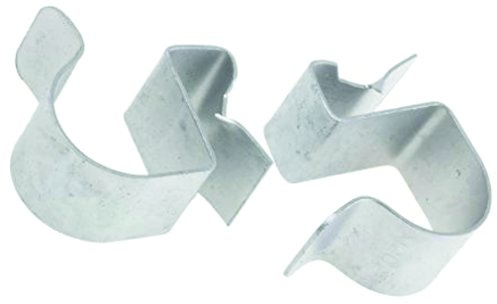 FSSS Ltd GIRDER METAL EDGE CABLE CLIPS - Silver Medium 4-7mm - Packs of 25 - Cable Clips