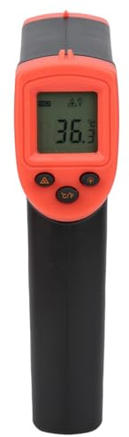 Berührungsloses Objekt-Infrarot-Thermometer Hw600 Integriertes Digitales Lcd-Temperatur-Lasermessthermometer Zur Messung Der Objektoberfläche.(Rot),Infrarot- Und -Thermometer