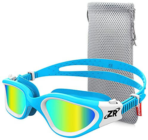 ZIONOR G1MINI Lunettes de natation pour enfants, polarisées/non polarisées, confortables, anti-buée, protection UV, pour filles et garçons, de 6 à 14 ans