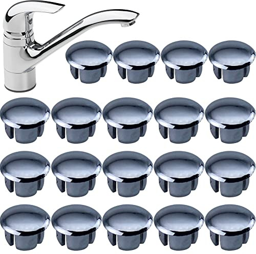 Haowul 20 Pcs Botones De Índice De Letreros De Grifo Universal para Fregaderos De Baño De Cocina Parte De Reemplazo De Grifos