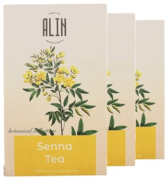 ALIN Natürliche Tee, Sennablättertee -1x20 Teebeutel, 100% natürlicher Kräutertee - Sennablätter Tee, Senna Tee, Senna Tea, Senna Kraut, Senna Leaf Tea, Natürliches Abführmittel, bei Verstopfung (3)