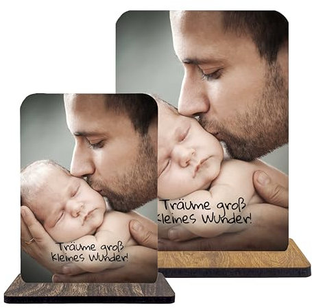 codiarts. Acryl Glas Bild, personalisiertes Foto Geschenk, Format A4/A5 mit eigenem Bild und Text in deinem persönlichen Design, das Fotogeschenke für Sie & Ihn, Frauen & Männer (DIY Free)