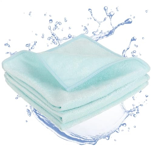 Robin Goods® 3X Mikrofaser Allzwecktücher 30 x 30 cm | Reinigungstücher zur trockenen und feuchten Anwendung - Putzlappen für Haushalt - Küche - Bad - fusselfrei