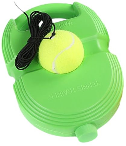 MEAKTSMI Solos Tennistrainer Rebounder Tragbare Tennisausrüstung Zum Selbsttraining Inklusive Saitenball Tennistrainer Rebounds