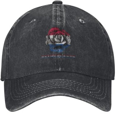 Rose Niederlande Niederländische Hollander Netherlander Flagge Baumwolle Unisex Distressed Basecap Reine Farbe Baseballkappe Leicht Abwaschbar Angeln Hüte Für Golf Kletter Laufen