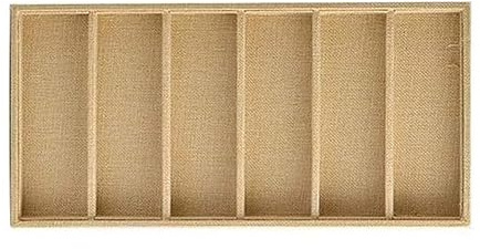 Okeeyseda 1 Caja de ExhibicióN de Gafas con 6 Ranuras, Caja de ClasificacióN Organizadora de Gafas, Bandeja Organizadora de Joyas para ExhibicióN de Gafas, B