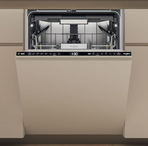 Whirlpool Fully Integrated Standard Dishwasher - Black with Fixed Door Fixing Kit - C Rated