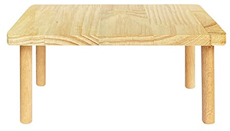 Natürliche Holzplattform mit Säulen Hamsterständer Chinchilla-Käfig Zubehör Kauspielzeug für Vögel