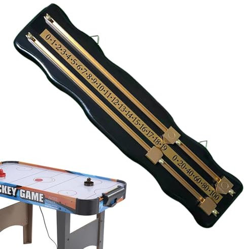 Billard-Anzeigetafel – auf einem Shuffleboard montierte Anzeigetafel, Sportanzeigetafel aus | Billard-Anzeigetafel mit einfacher Ablesung, -Billard-Scorer, Punktezähler für 2-Spieler-Fußball-