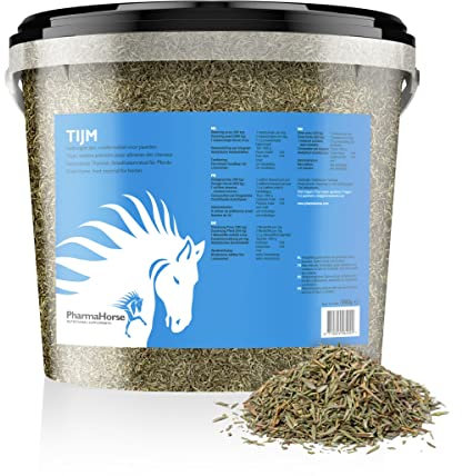 PharmaHorse Thymian | mildernder Einfluss auf den Hals | 100% Dopingfrei | Ohne Zuckerzusatz | 1000 Gramm