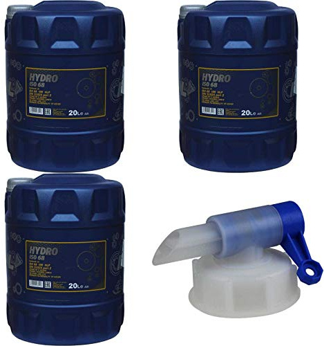 3x20 Liter MANNOL Hydrauliköl Hydro ISO 68 HM HLP DIN 51524 US STEEL 126/127 Oil
