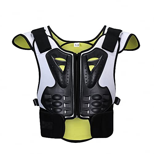 MAOTN Giubbotto antiproiettile Armatura per Moto,Protezione per la Schiena Toracica Corpo,Pettorina MTB Enduro Cross,Maglia Protettivo per Sport all'aperto,Pattinaggio Sci,Yellow,M