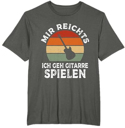 Mir Reichts Ich Geh Gitarre Spielen Vintage Retro T-Shirt