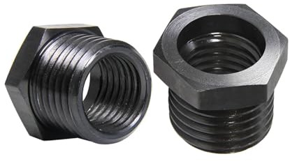 FUGGY Holzbearbeitungs-Drehmaschinen-Spindelstock-Spindel-Adapter M33 1 Zoll M18 Holzdreh-Gewindeeinsatz Drehfutter-Frontplatten-Adapter (Color : M33x3.5 to 1x8 TPI)