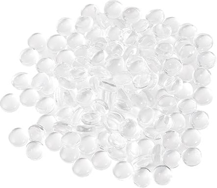 NUOBESTY 1 200 Stück Dekorationen Für Aquarien Cabochons Für Die Schmuckherstellung Glasvase Esszimmertischdekoration Klare Vase Esstischdekoration Edelstein Glas Kiesel Handbuch Ohrringe