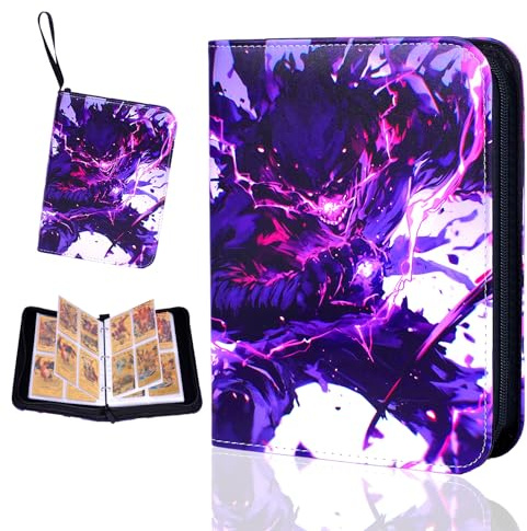 Sammelalbum für Karten, 400 Karten Sammelalbum Pokemon Karten 4 Taschen