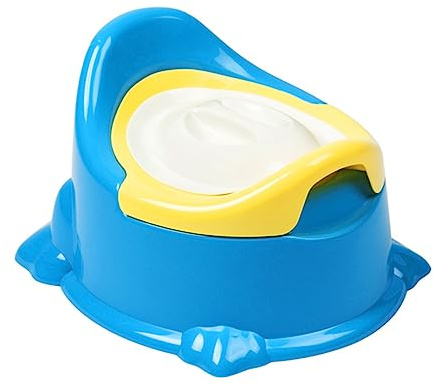 Abaodam Babytoilette Töpfchen aus Robustem Kunststoff für Junge Mädchen und Kleinkinder Leicht zu Reinigen für Reisen und Erste Toilettenübungen Zufällige Farbe