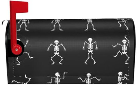 Custodia protettiva per cassetta postale magnetica alla moda con stampa scheletro interessante per cassette postali