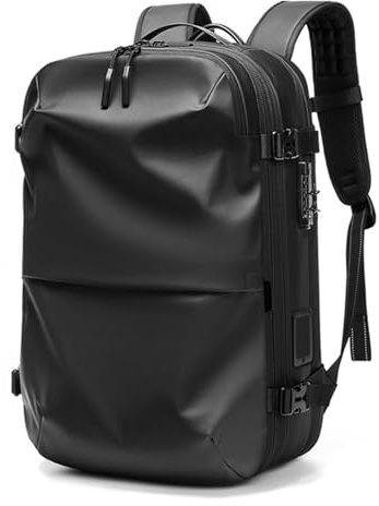 ciciglow Sac à Dos de Voyage 25L 30L 60L Vacuum Seal, Verrouiller les Bagages de Valise, Sac à Dos à Compression Sous Vide avec Système de Vide à Compression D'air Extensible