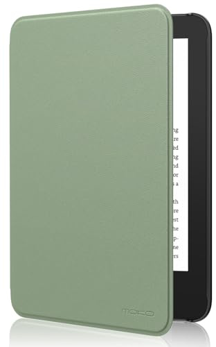 MoKo Hülle für 6 Amazon Kindle 11.Gen,2024/2022, Seladon | Leichte Schutzhülle，Auto Aktiv-/Ruhemodus, wasserdichte Schutzhülle,für Amazon Kindle Basic 11. Generation 2024/2022